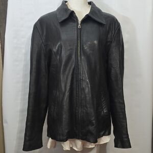 Classic Black Leather Jacket